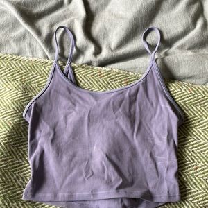 Light purple Athleta crop top size Small